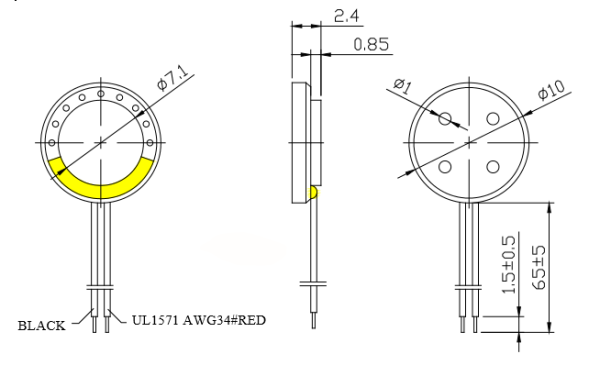 Loudspeaker 10mm round HiFi